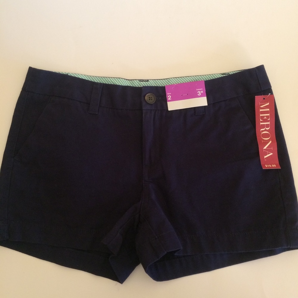 Merona navy shorts size 2